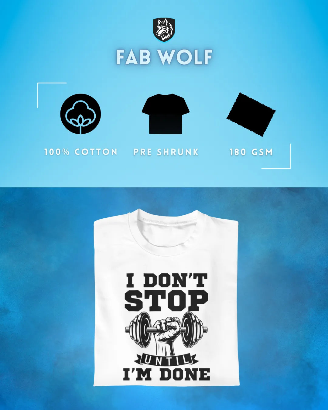 I Don't Stop Until I'm Done T-Shirt