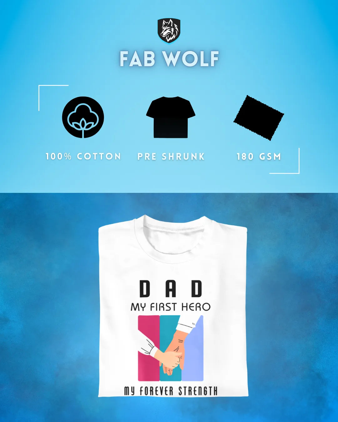 Dad - My First Hero T-Shirt