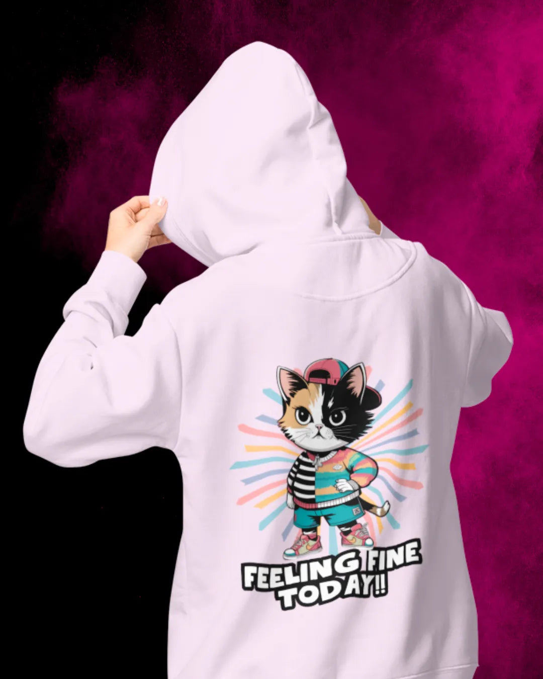 Feeling Fine Today Hooded SweatShirt